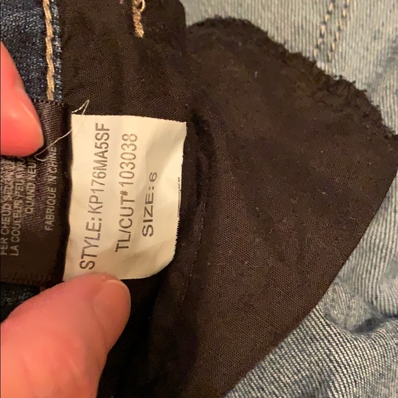 Kut from the Kloth Distressed Denim Jeans Sz 6 - Picture 8 of 12